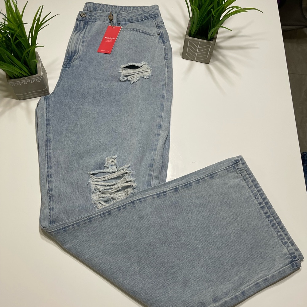 Flamingo Straight Leg Light Blue Jean's